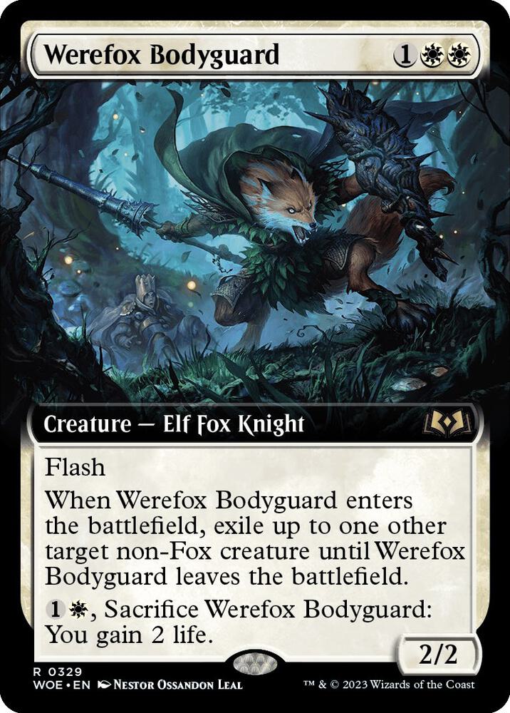 Werefox Bodyguard (Extended Art) card image