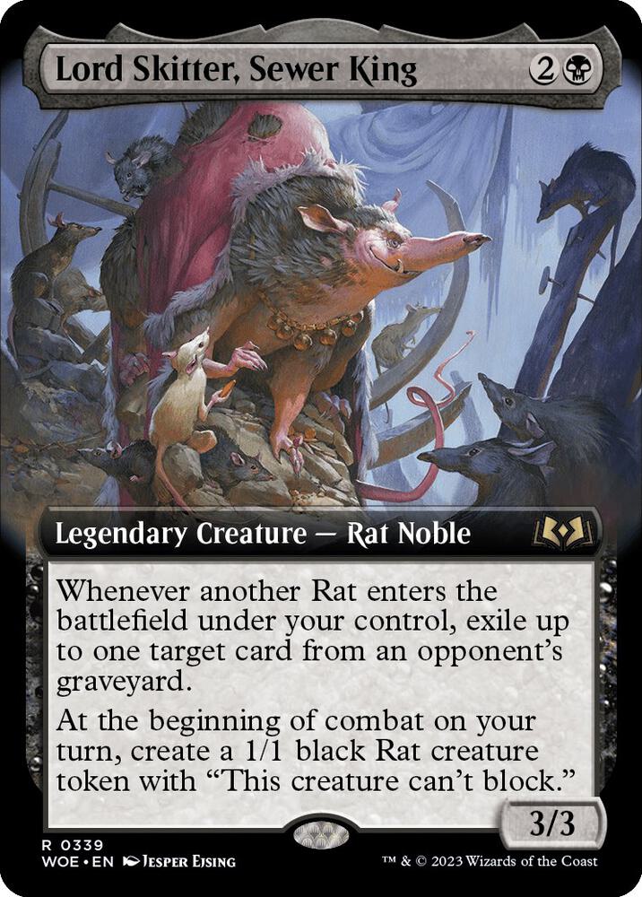 Lord Skitter, Sewer King (Extended Art) card image