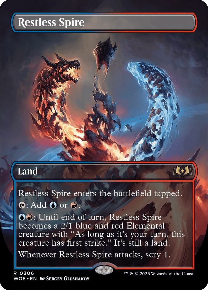 Restless Spire (Borderless) card image