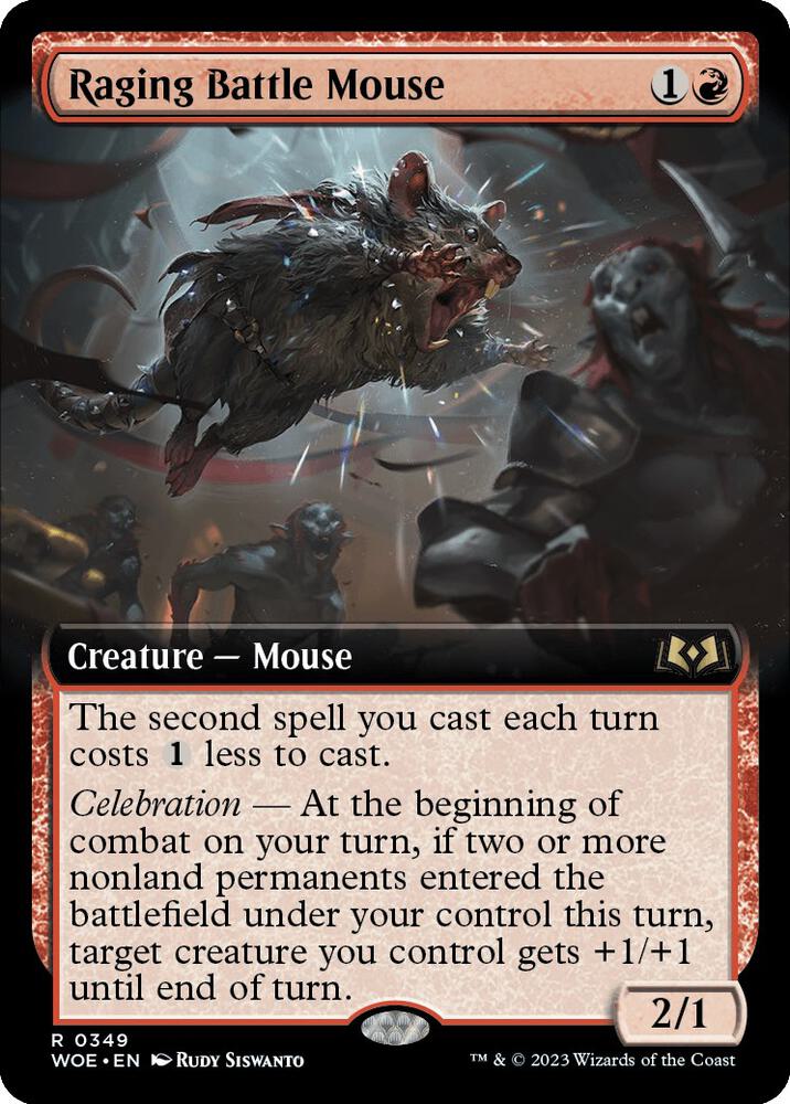 Raging Battle Mouse (Extended Art) card image