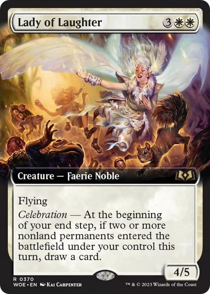 Lady of Laughter (Extended Art) card image