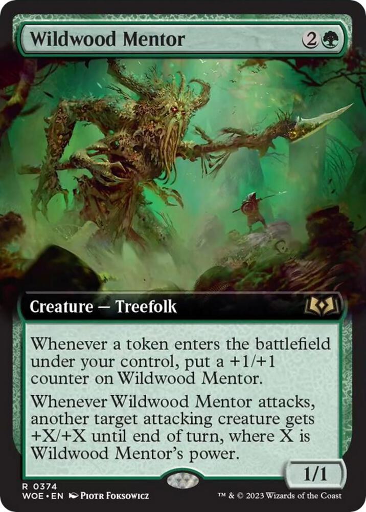Wildwood Mentor (Extended Art) card image