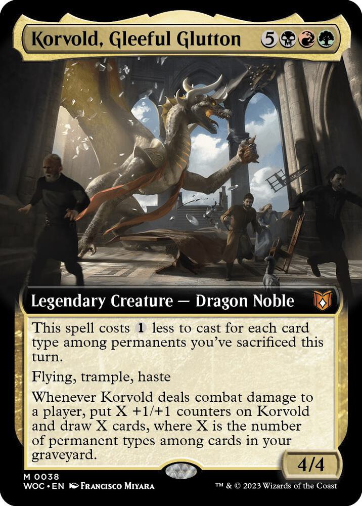 Korvold, Gleeful Glutton (Extended Art) card image