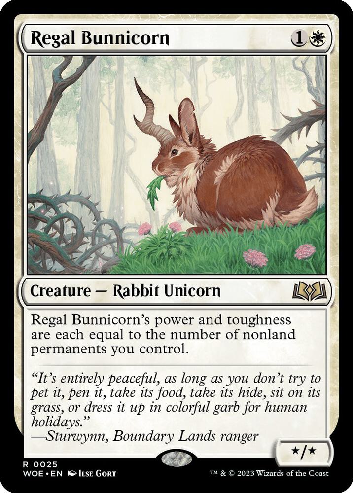 Regal Bunnicorn card image