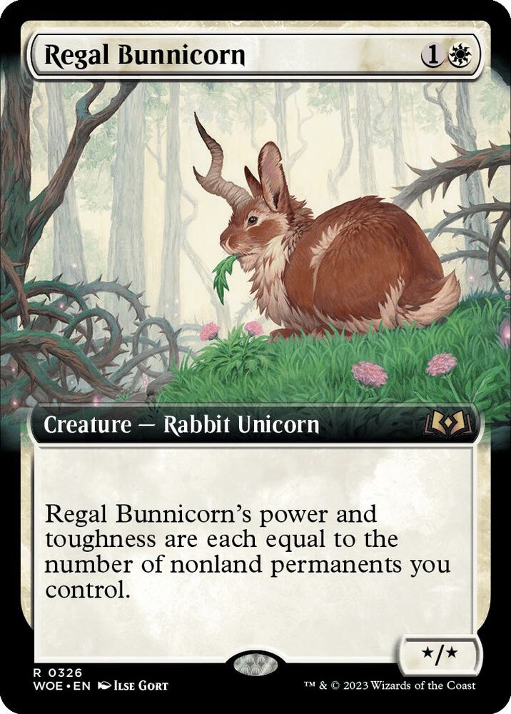 Regal Bunnicorn (Extended Art) card image