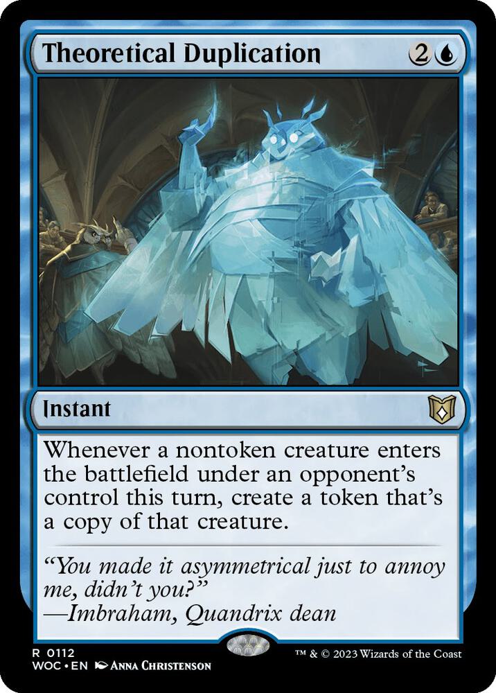 Theoretical Duplication card image