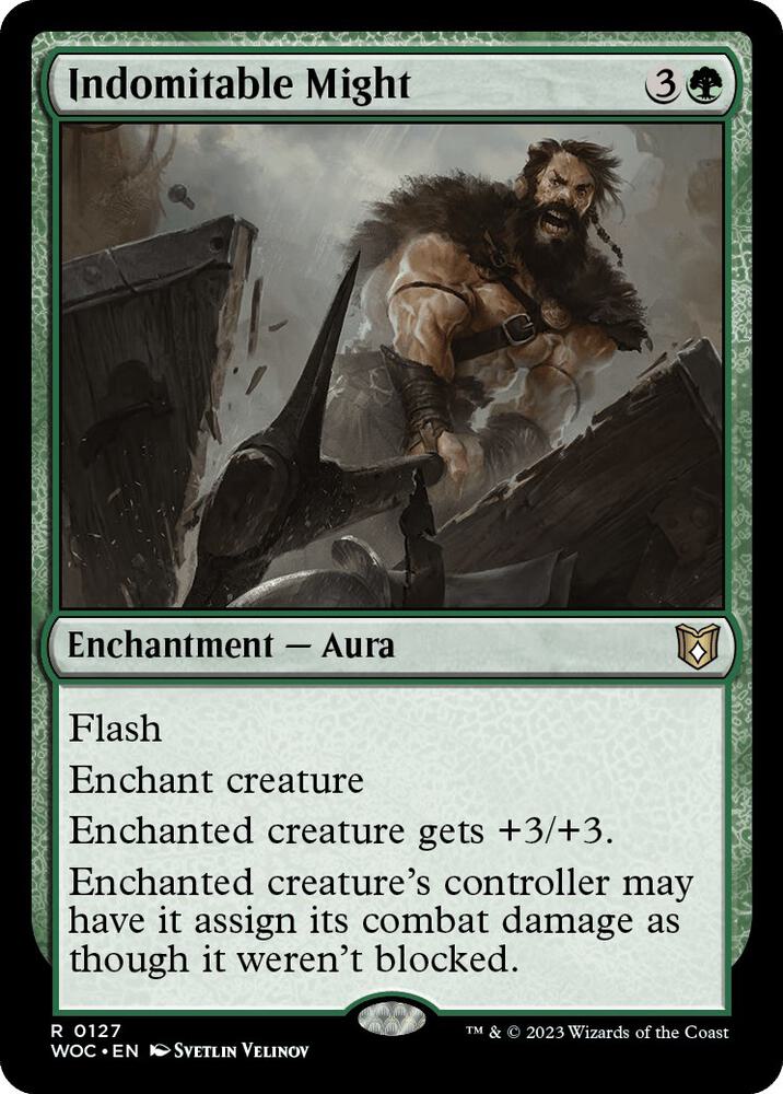 Indomitable Might card image