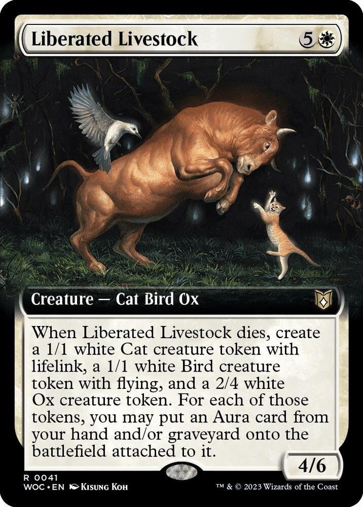 Liberated Livestock (Extended Art) card image