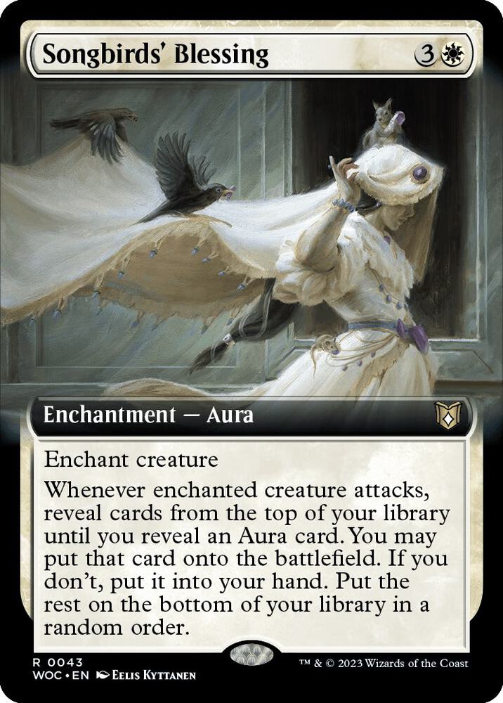 Songbirds' Blessing (Extended Art) card image