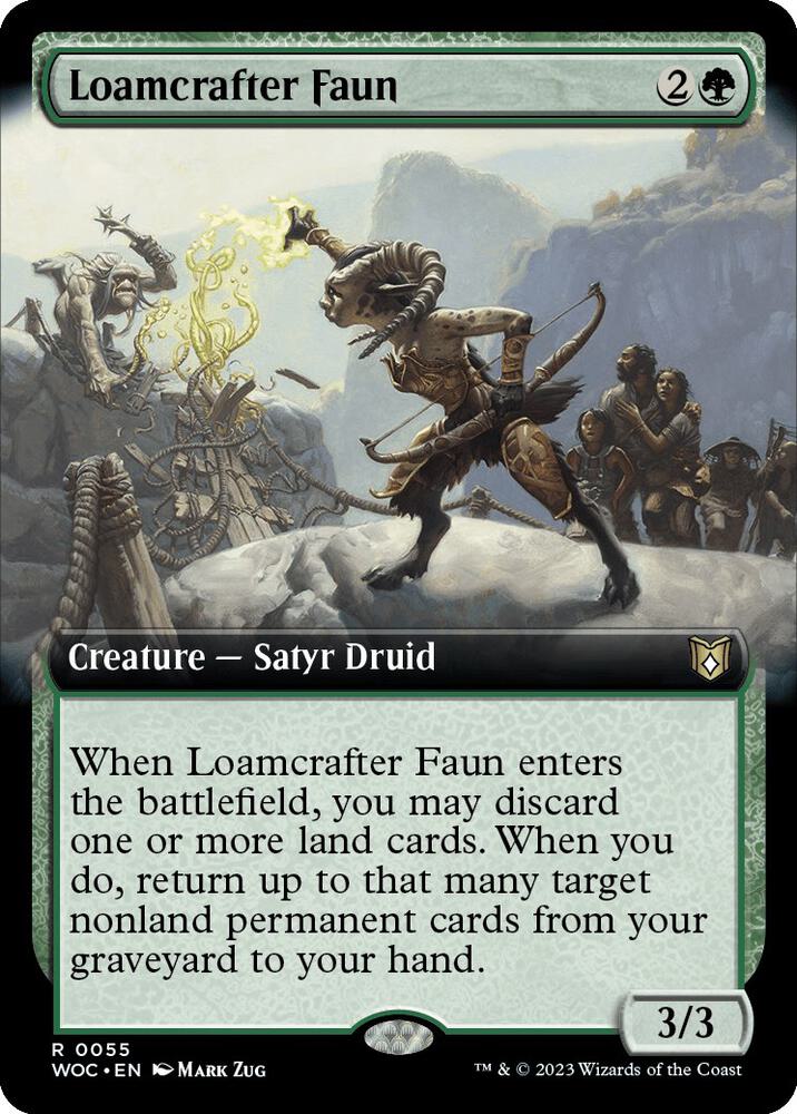 Loamcrafter Faun (Extended Art) card image