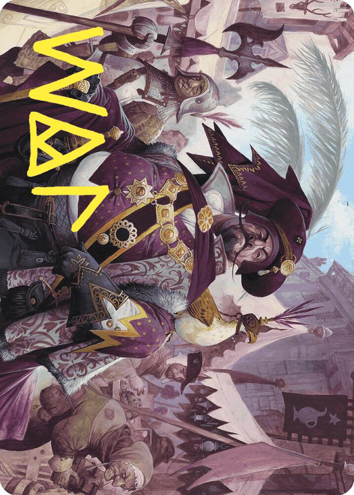 Discerning Financier Art Card (Gold-Stamped Signature) card image