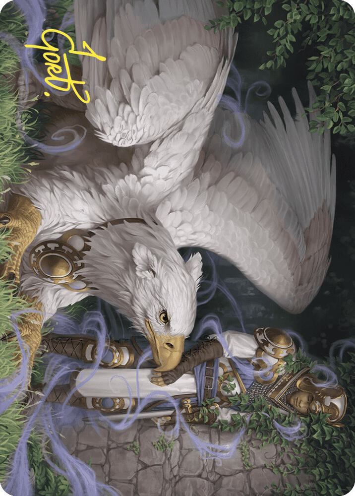 Dutiful Griffin Art Card (Gold-Stamped Signature) card image