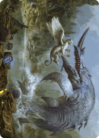 Horned Loch-Whale Art Card card image