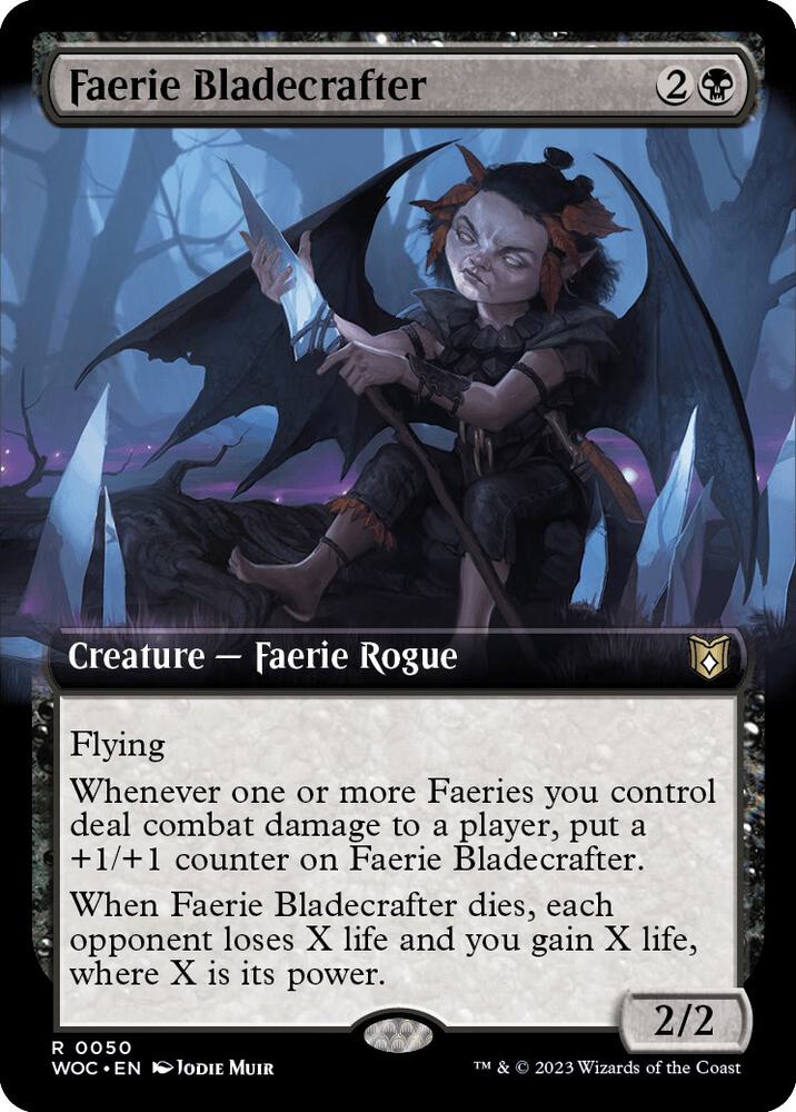 Faerie Bladecrafter (Extended Art) card image