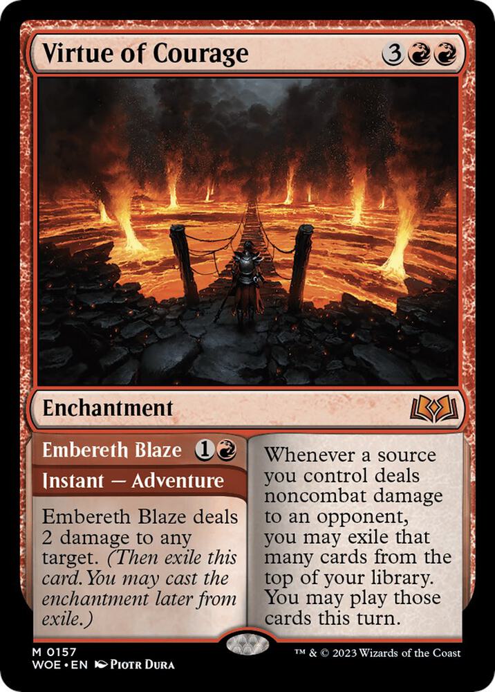 Virtue of Courage card image