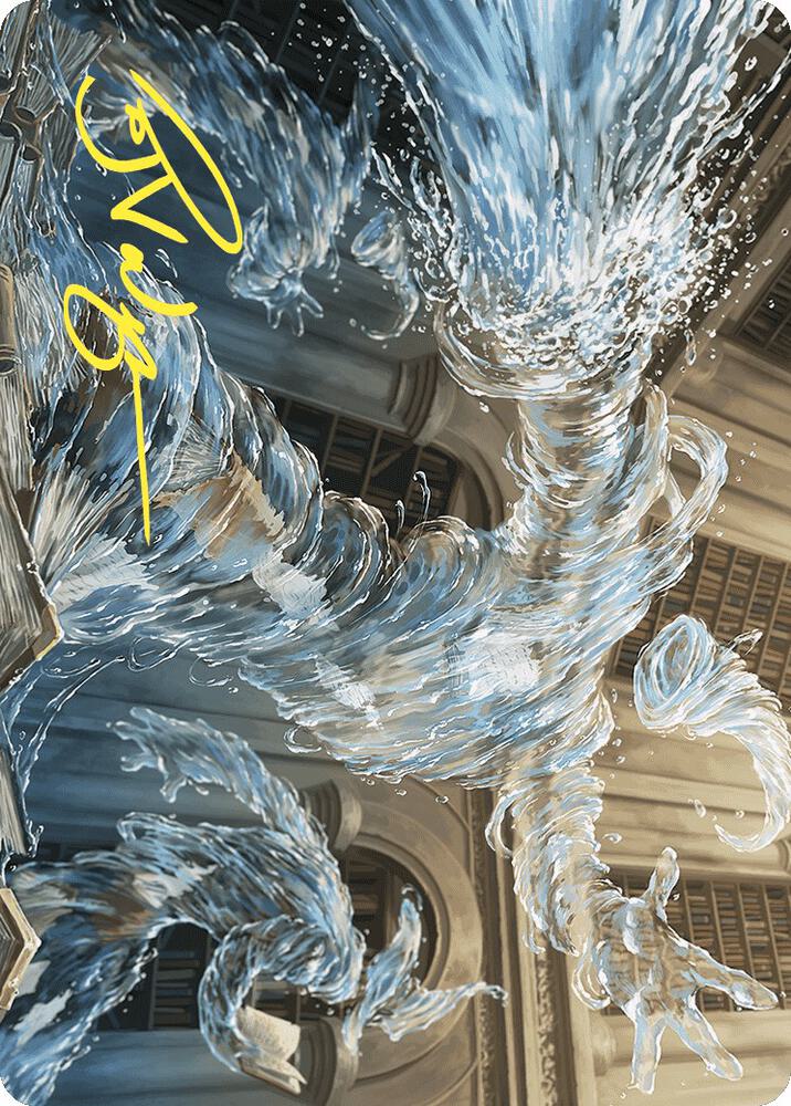 Splashy Spellcaster Art Card (Gold-Stamped Signature) card image