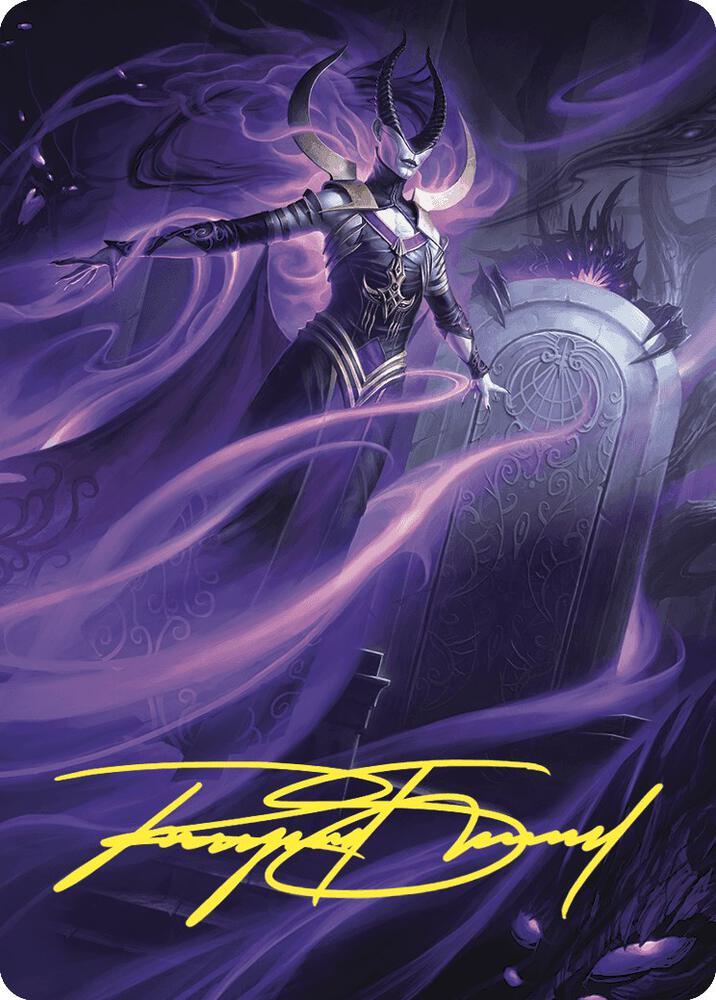 Ashiok, Wicked Manipulator Art Card (10/81) (Gold-Stamped Signature) card image