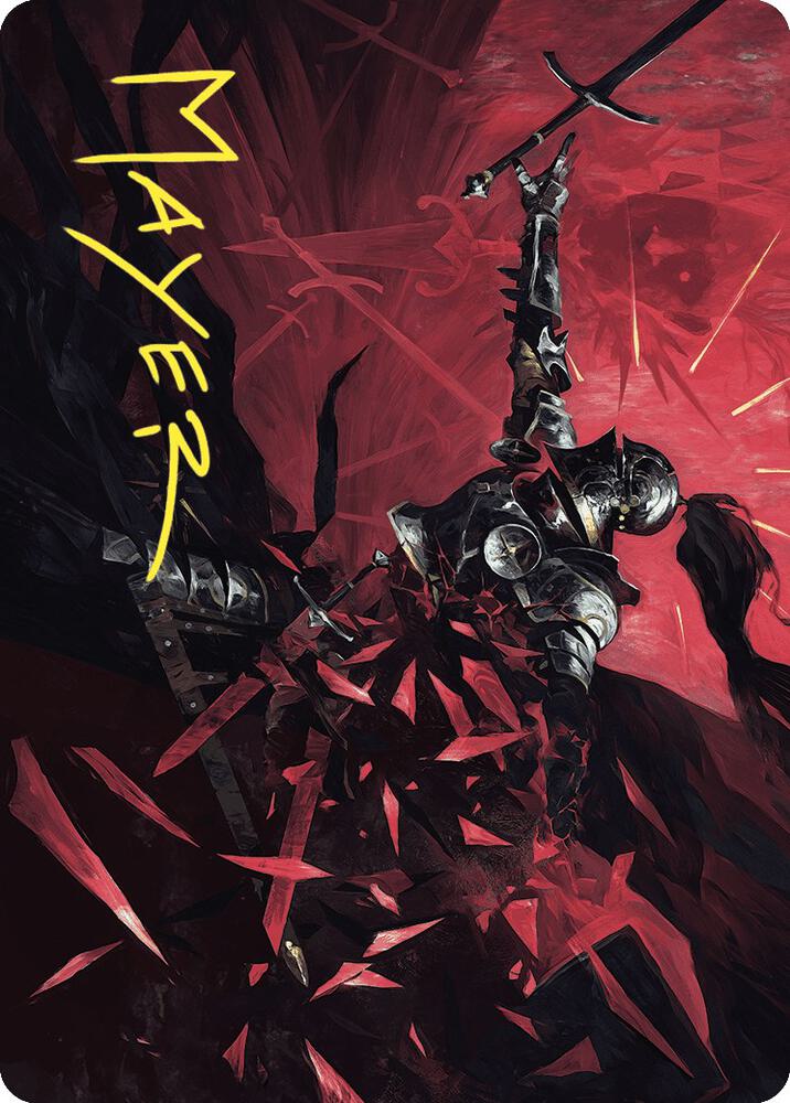 Shatter the Oath Art Card (Gold-Stamped Signature) card image