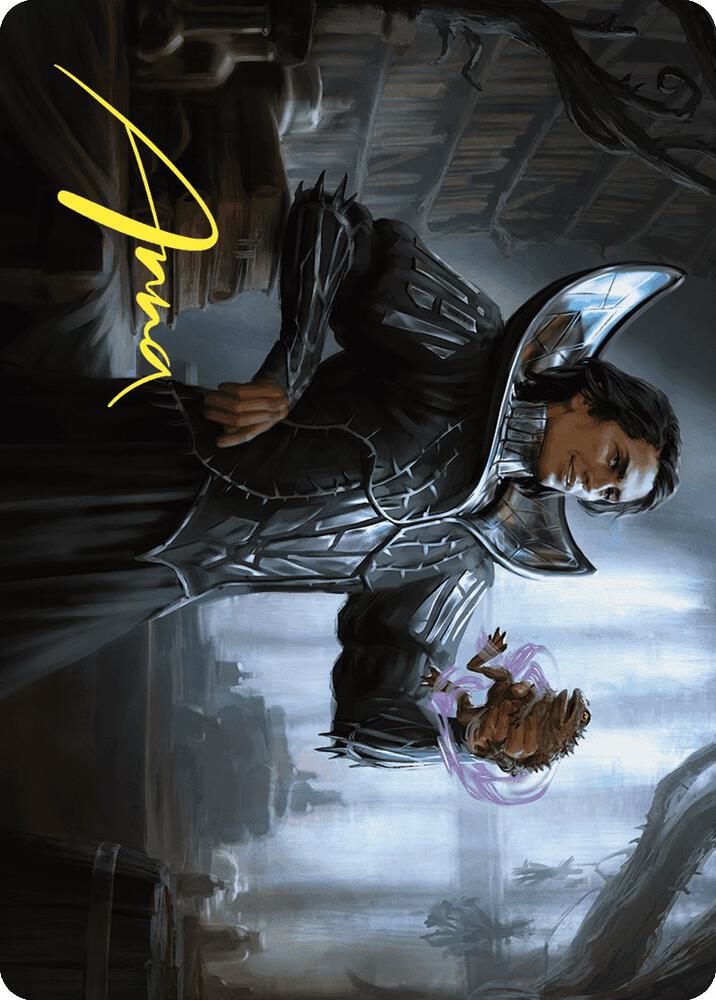 Spiteful Hexmage Art Card (Gold-Stamped Signature) card image