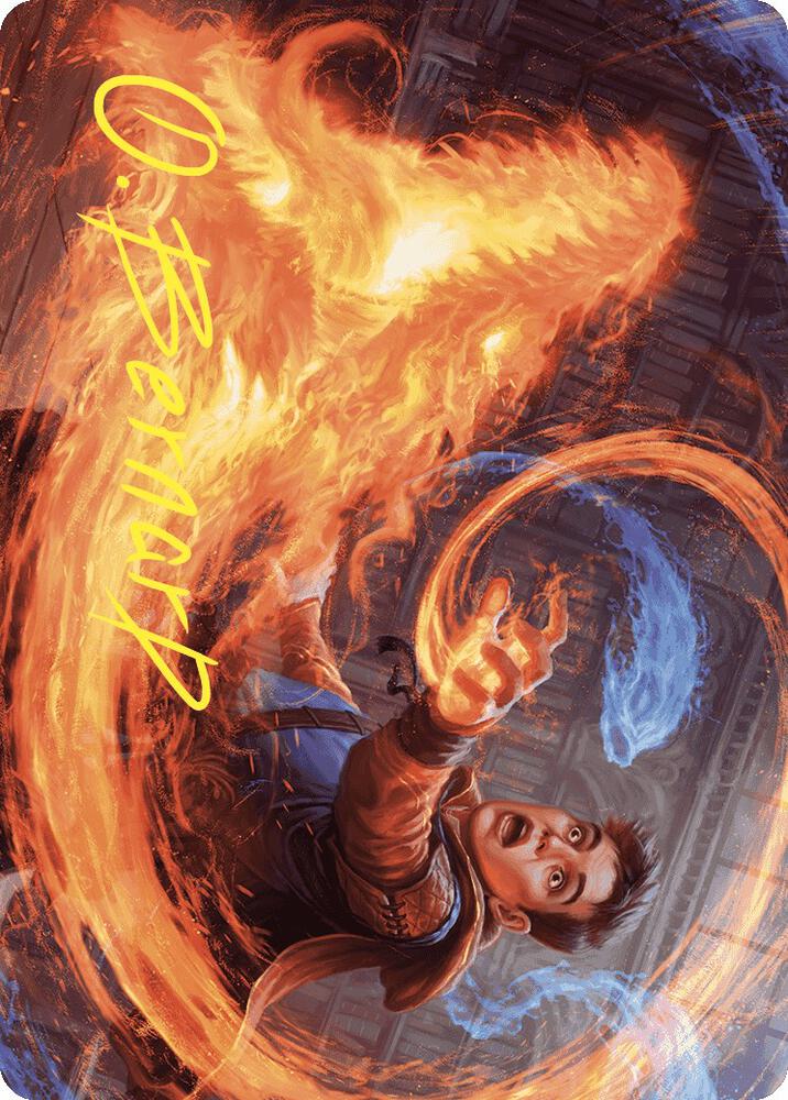 Frantic Firebolt Art Card (Gold-Stamped Signature) card image