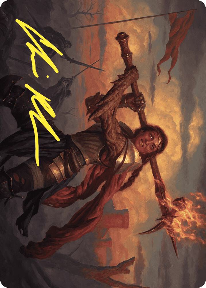 Imodane, the Pyrohammer Art Card (Gold-Stamped Signature) card image