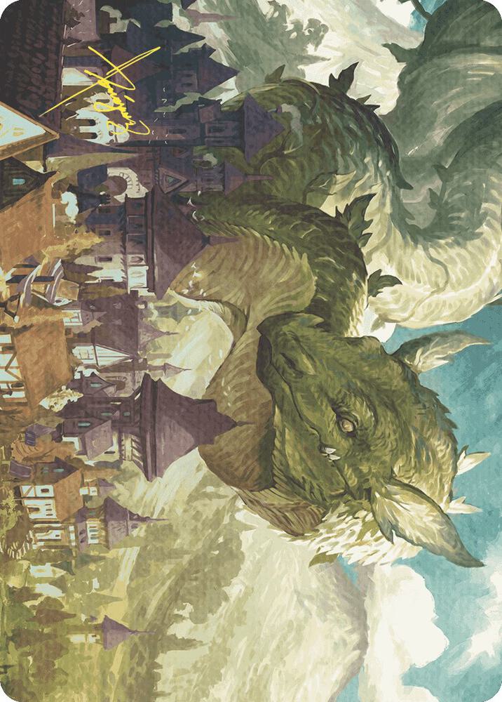 Beanstalk Wurm Art Card (Gold-Stamped Signature) card image