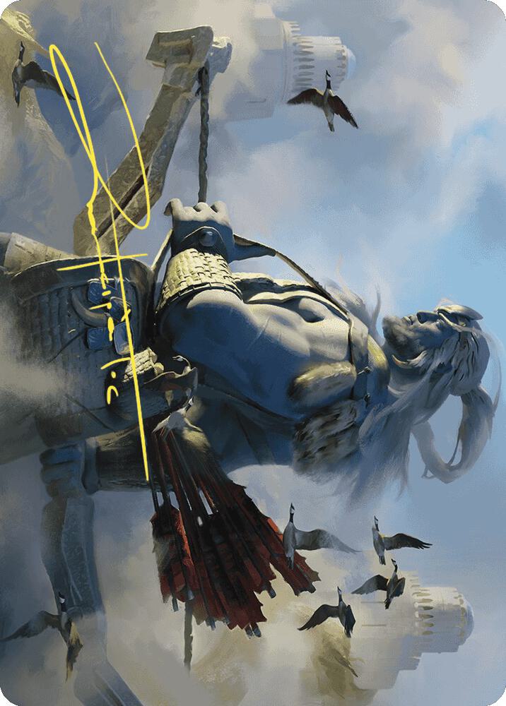 Skybeast Tracker Art Card (Gold-Stamped Signature) card image