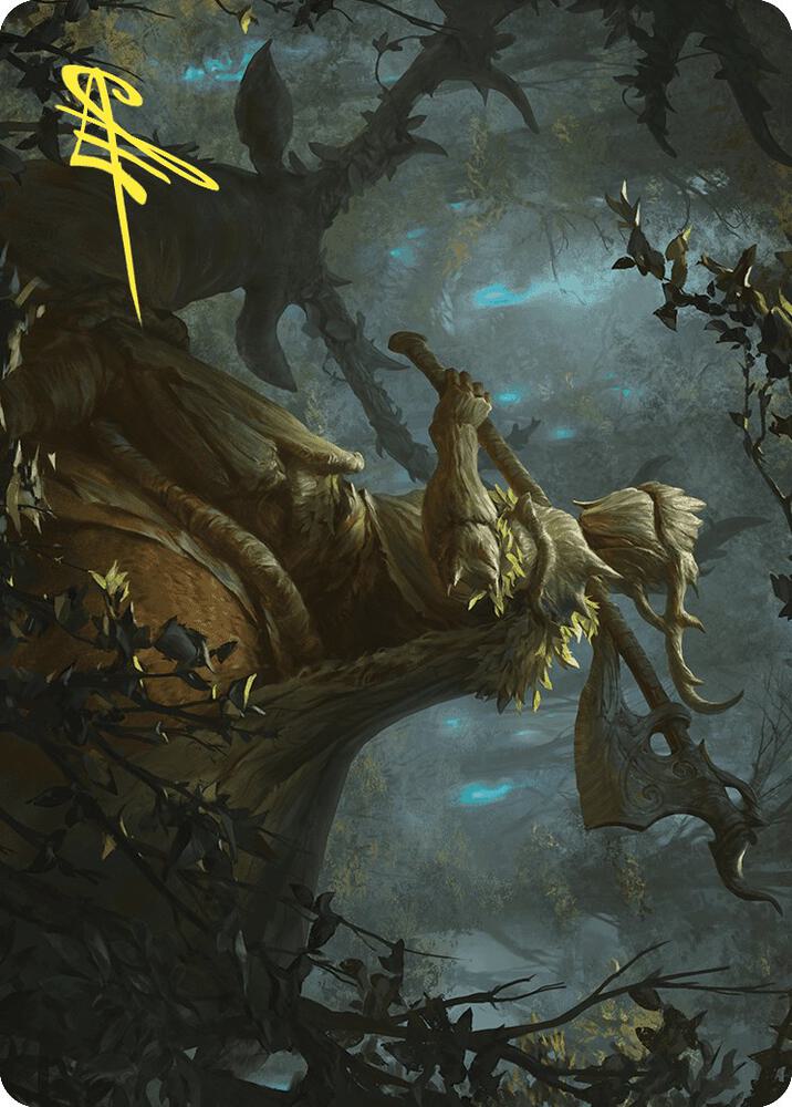 Verdant Outrider Art Card (Gold-Stamped Signature) card image