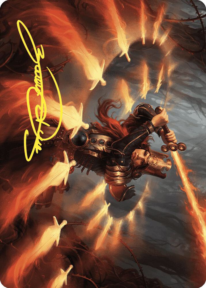 Heartflame Duelist Art Card (Gold-Stamped Signature) card image