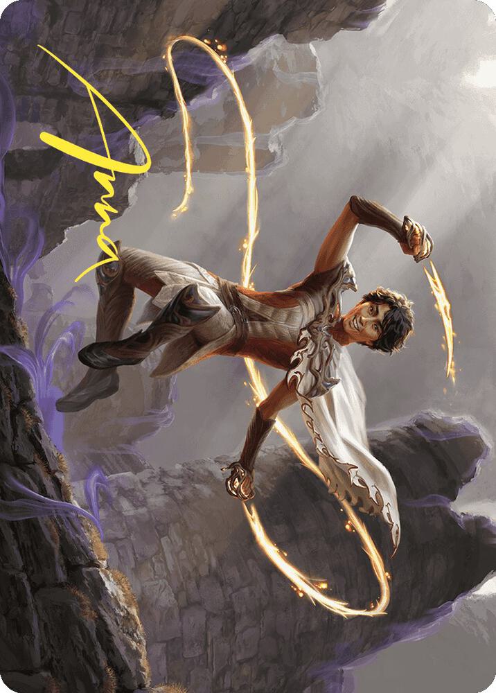 Kellan, the Fae-Blooded Art Card (Gold-Stamped Signature) card image