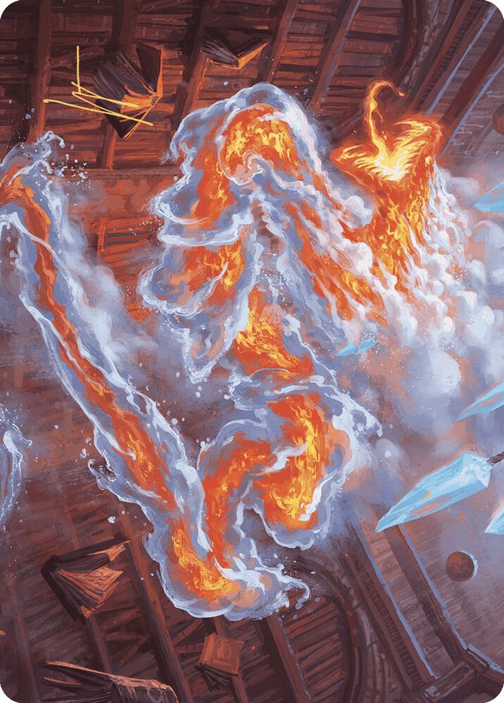 Scalding Viper Art Card (Gold-Stamped Signature) card image