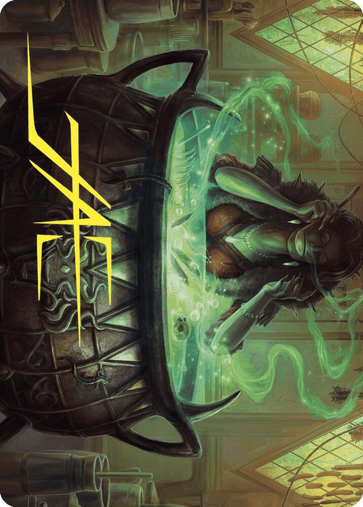 Agatha's Soul Cauldron Art Card (Gold-Stamped Signature) card image