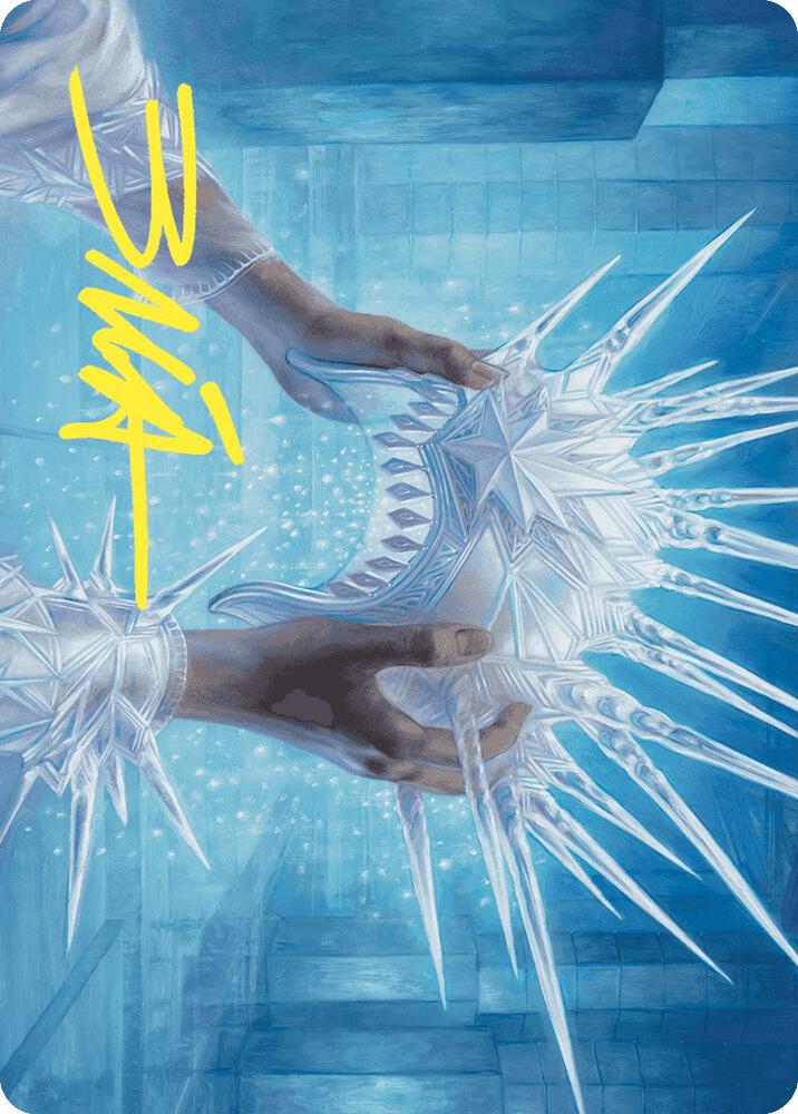 Hylda's Crown of Winter Art Card (Gold-Stamped Signature) card image