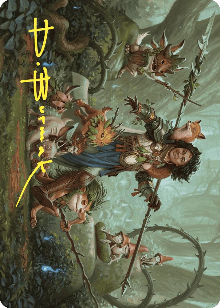 Ellivere of the Wild Court Art Card (Gold-Stamped Signature) card image