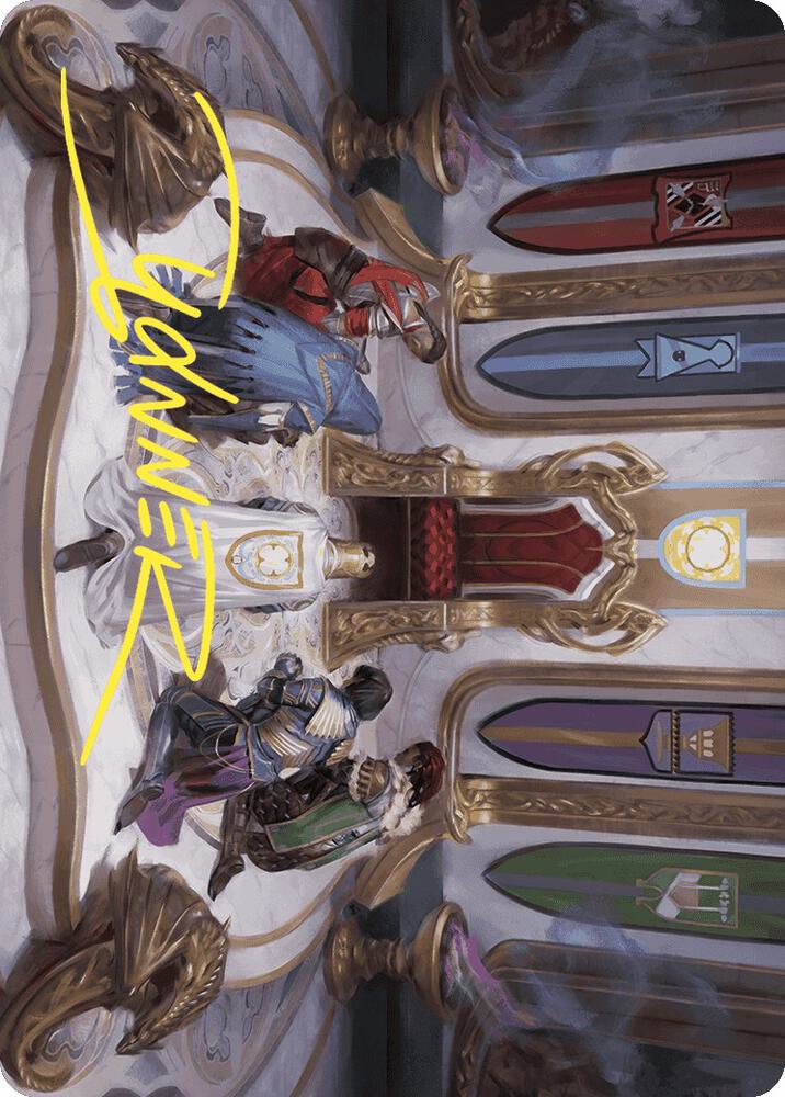 Throne of Eldraine Art Card (Gold-Stamped Signature) card image