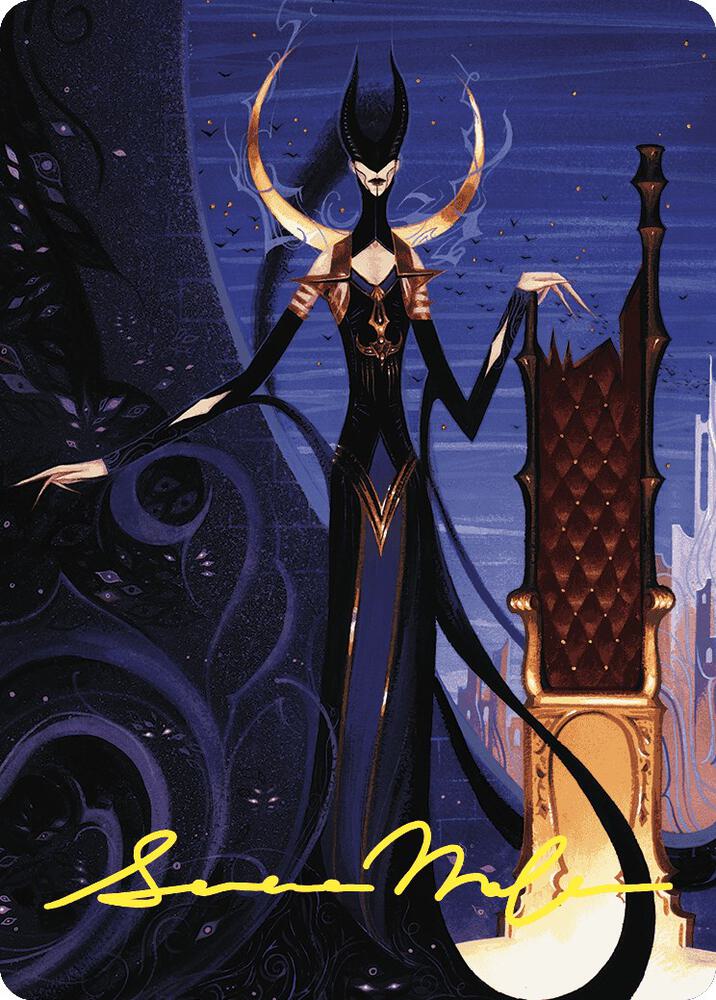 Ashiok, Wicked Manipulator Art Card (57/81) (Gold-Stamped Signature) card image