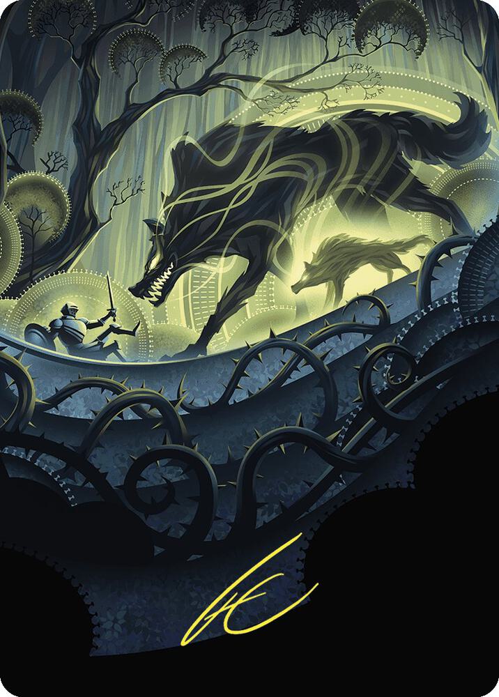 Unnatural Growth Art Card (Gold-Stamped Signature) card image