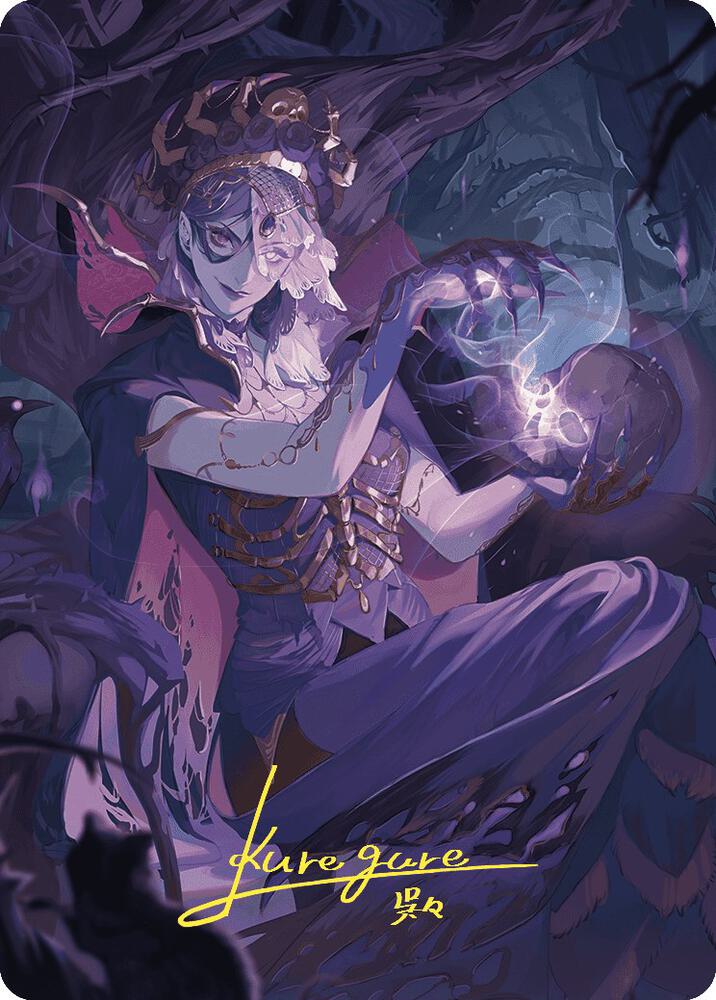 Necropotence Art Card (Gold-Stamped Signature) card image