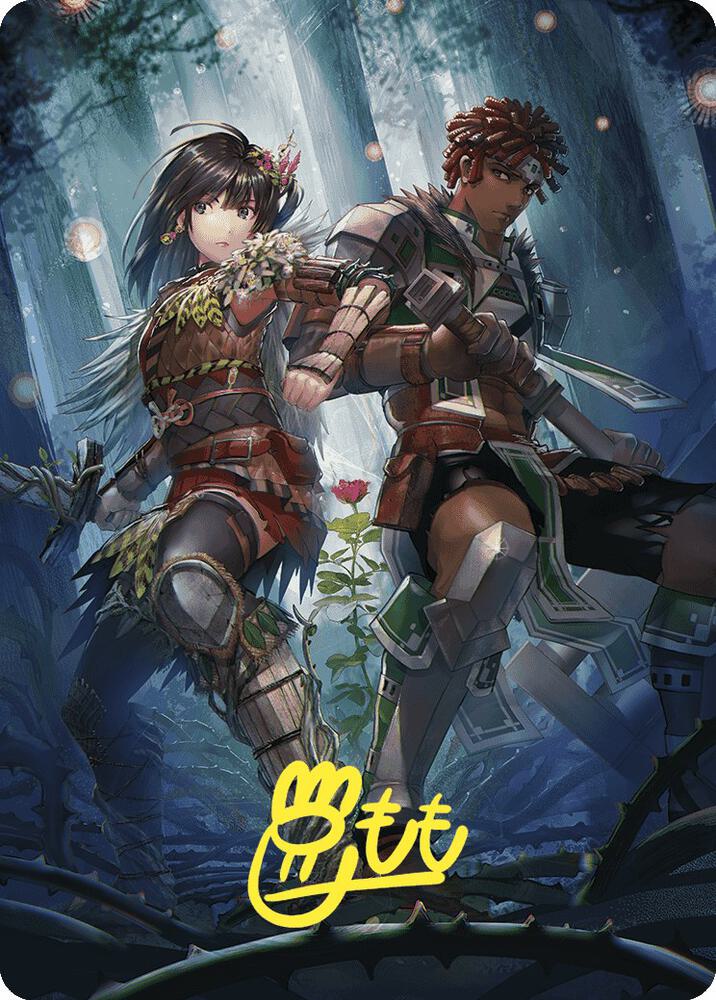 Defense of the Heart Art Card (Gold-Stamped Signature) card image