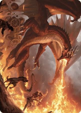 Realm-Scorcher Hellkite Art Card card image