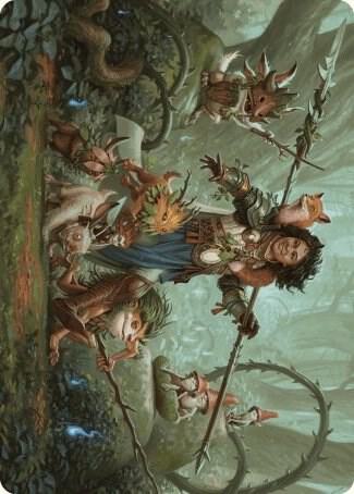 Ellivere of the Wild Court Art Card card image
