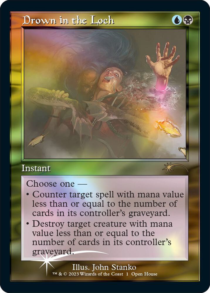 Drown in the Loch (Retro Frame) card image
