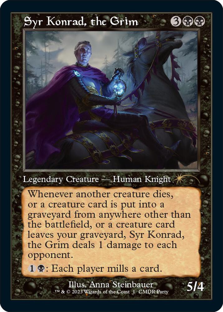 Syr Konrad, the Grim (Retro Frame) card image