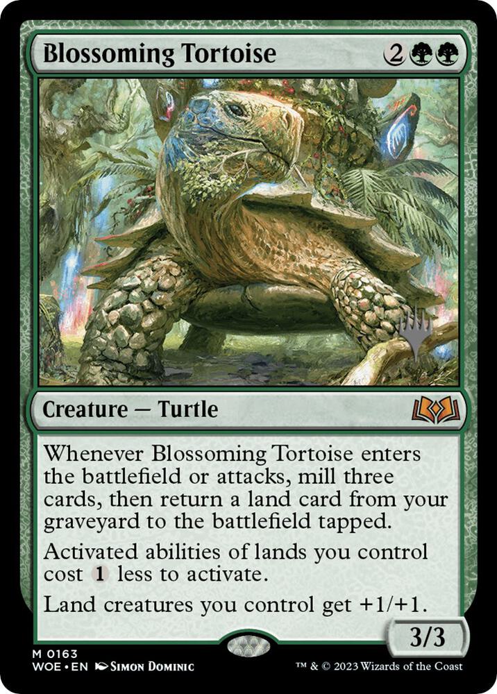 Blossoming Tortoise card image