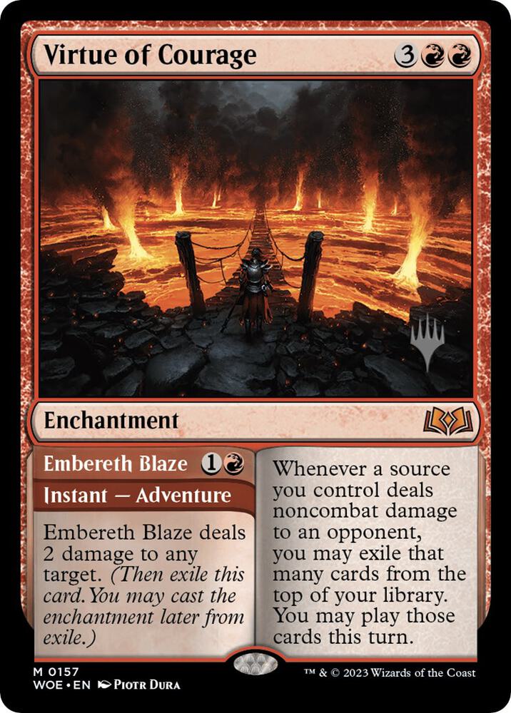 Virtue of Courage card image