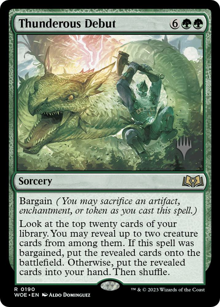 Thunderous Debut card image