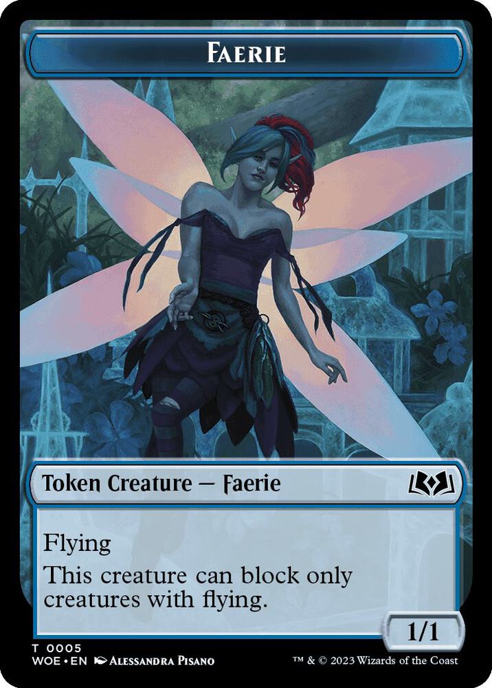 Faerie // Food (0013) Double-Sided Token card image