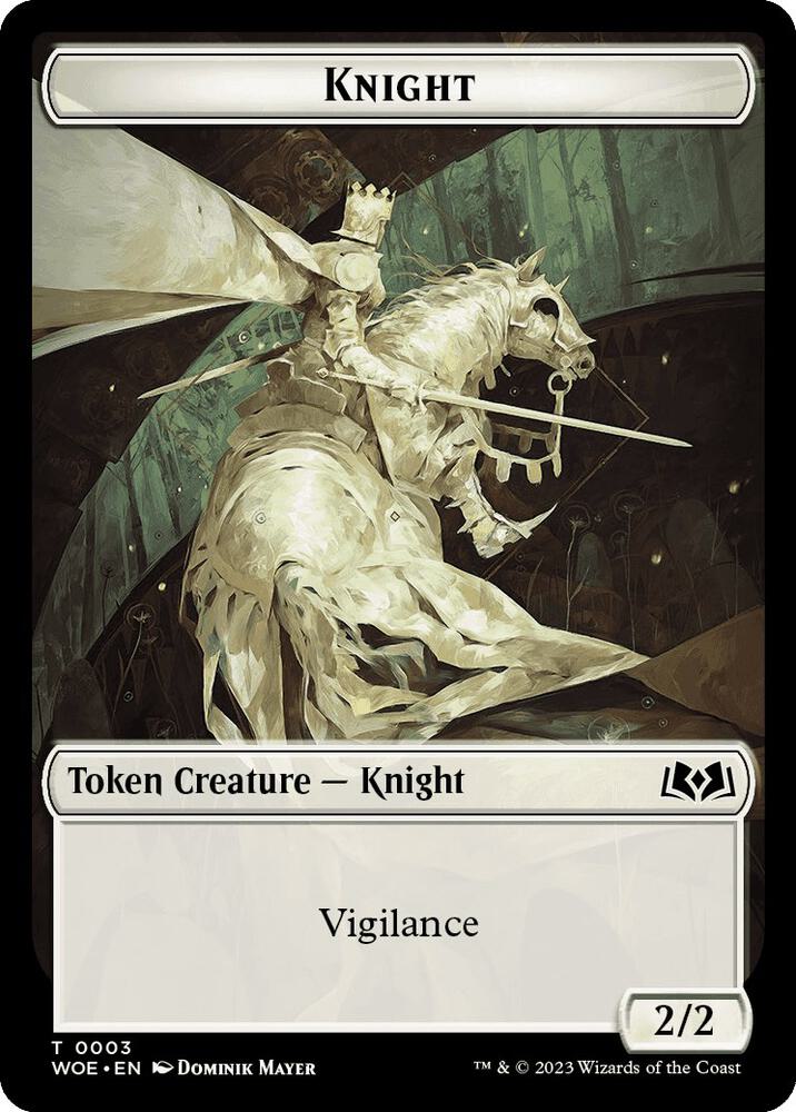 Knight // Food (0010) Double-Sided Token card image