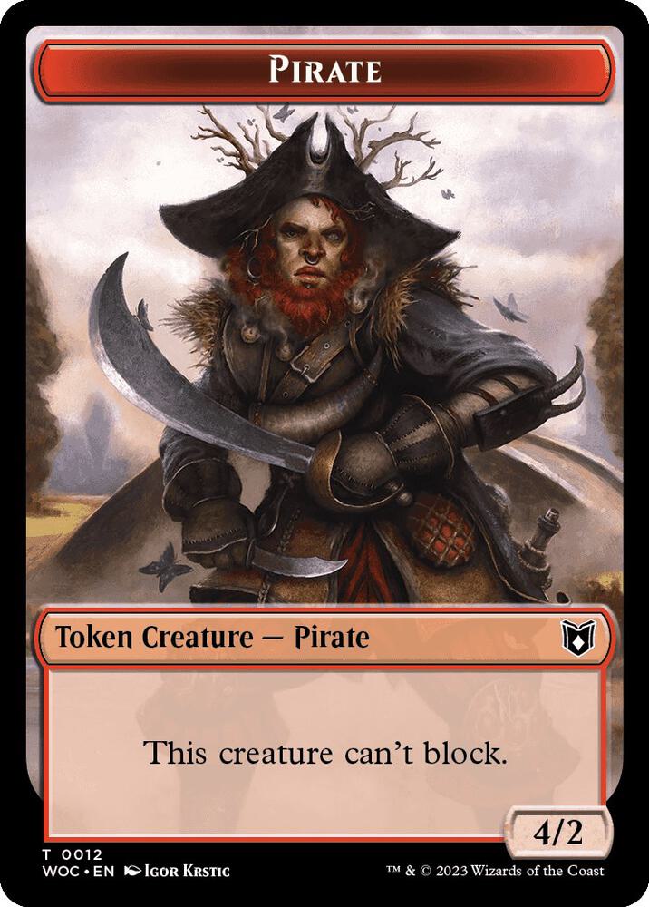Pirate // Pegasus Double-Sided Token card image