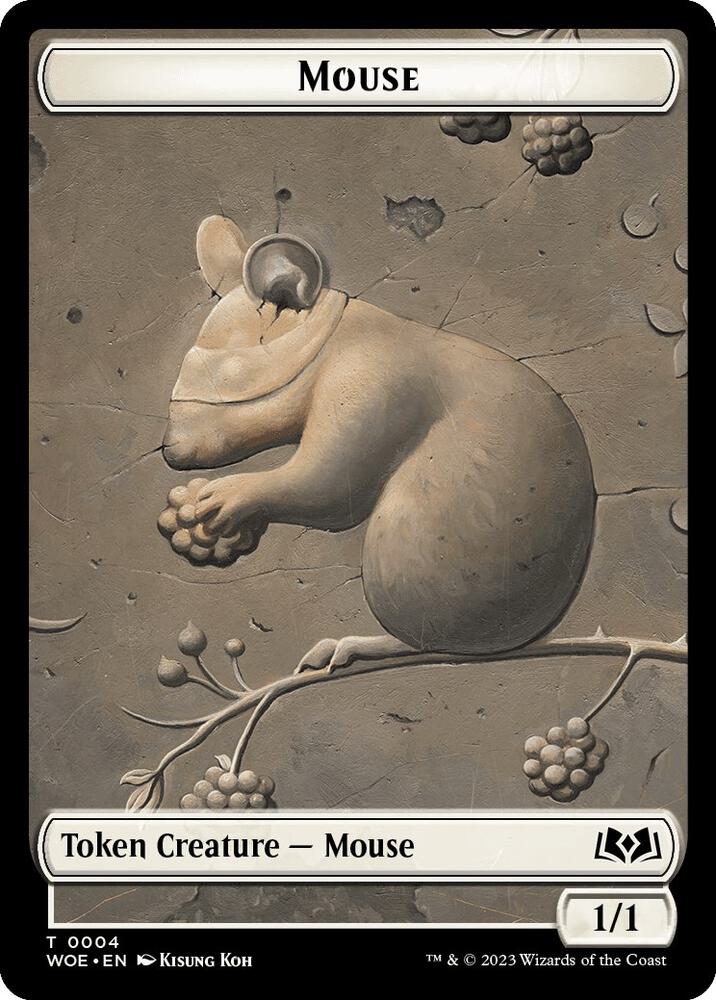 Mouse // Food (0010) Double-Sided Token card image